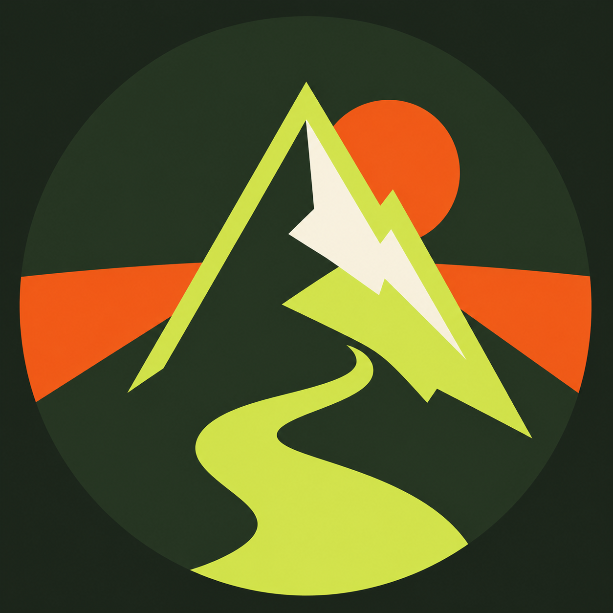 Trailbound SoCal mountain and trail icon